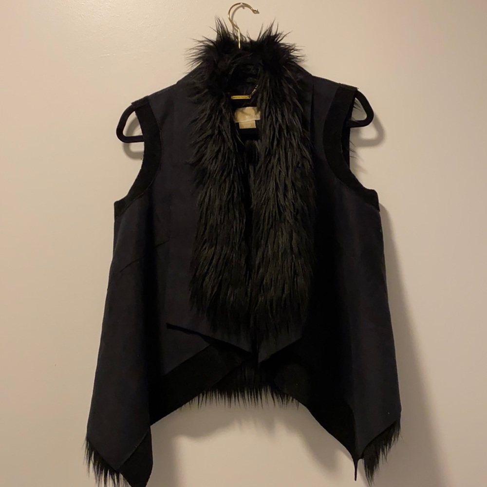 Faux fur vest